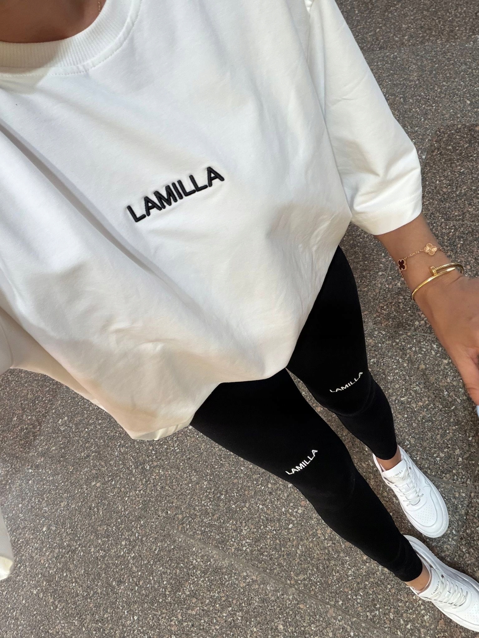 Legíny Logo Nad Kolenem La Milla – Černé S/36