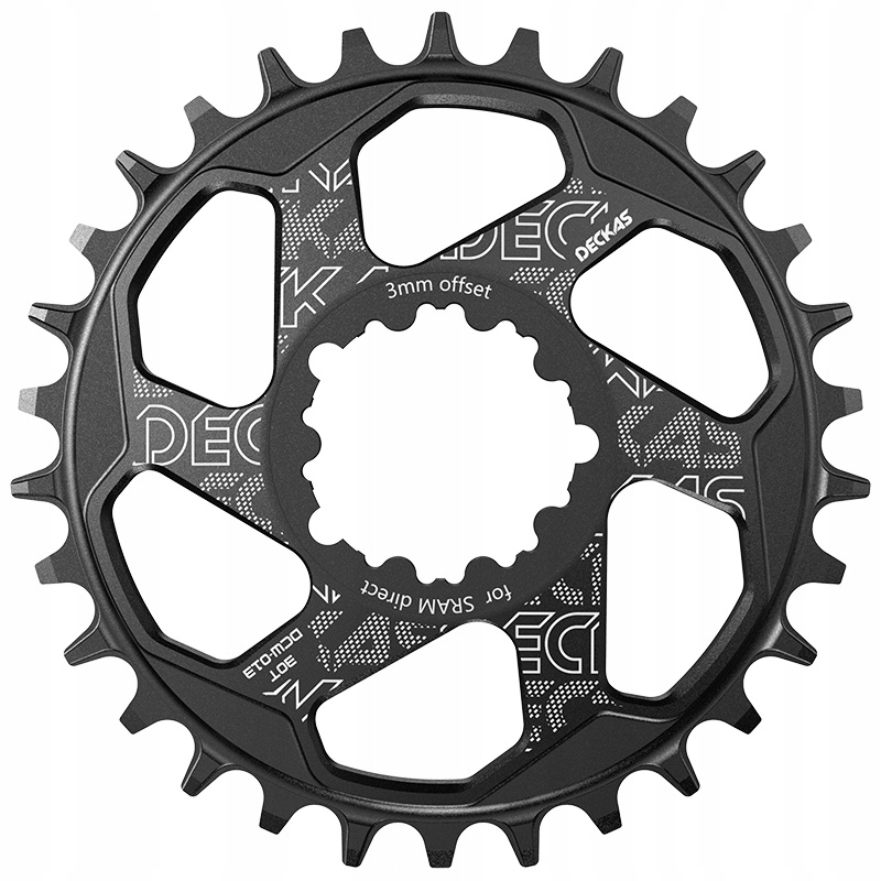 Zębatka okrągła direct mount Deckas Sram 3 Bolt 30