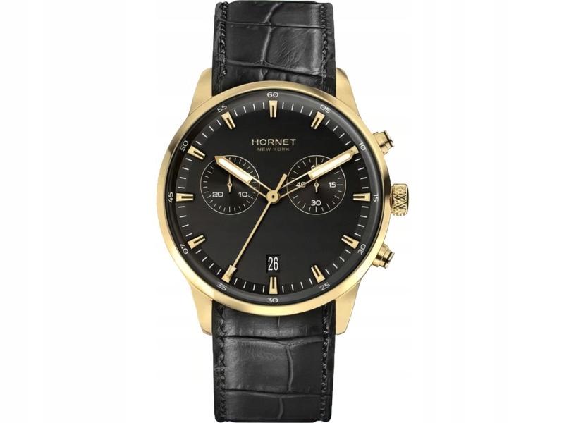 Zegarek Hornet Speedway Nfc 43mm Czarno-złoty