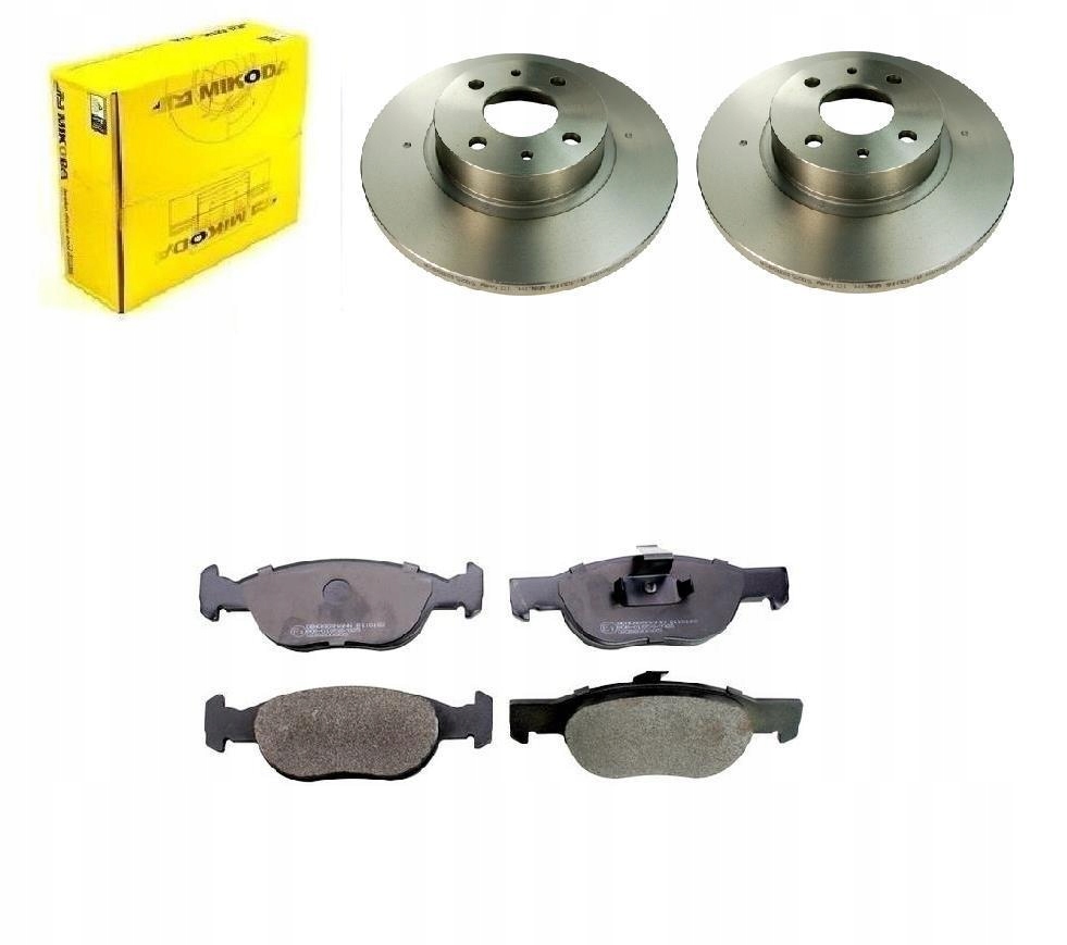 Kotouče Kostky Alfa 145 146 Punto I II Marea Dedra Bravo Přední 257 mm Plné