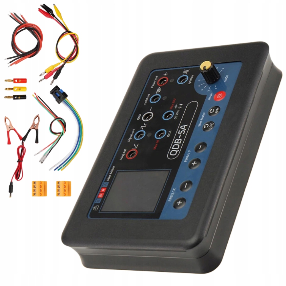 Tester senzorů QDB-5A Osciloskop Pwm Multimetr Pohon 12V/24V Nová Sada