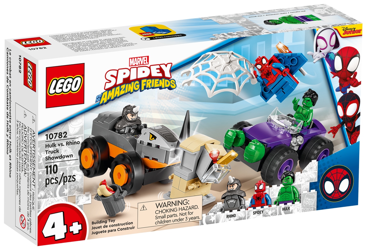 

Lego Marvel Hulk vs Rhino starcie pojazdów 10782