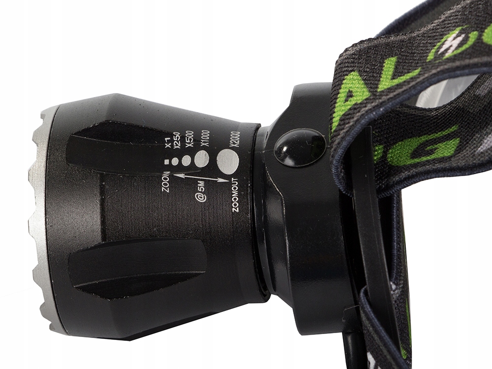 LATARKA CZOŁOWA BAILONG LED XHP160 POWERBANK ZOOM MOCNA NA GŁOWĘ WOJSKOWA Materiał tworzywo sztuczne