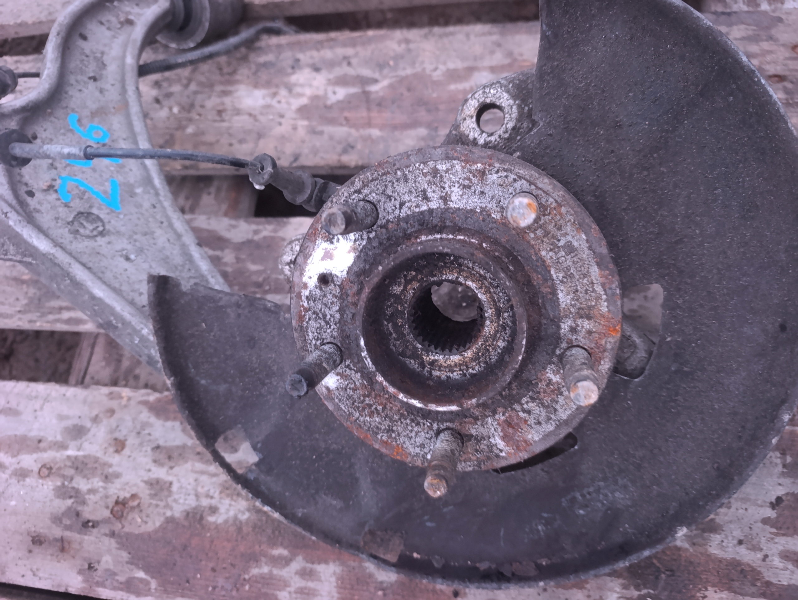 swing z of the pivot left front left front Opel Astra J