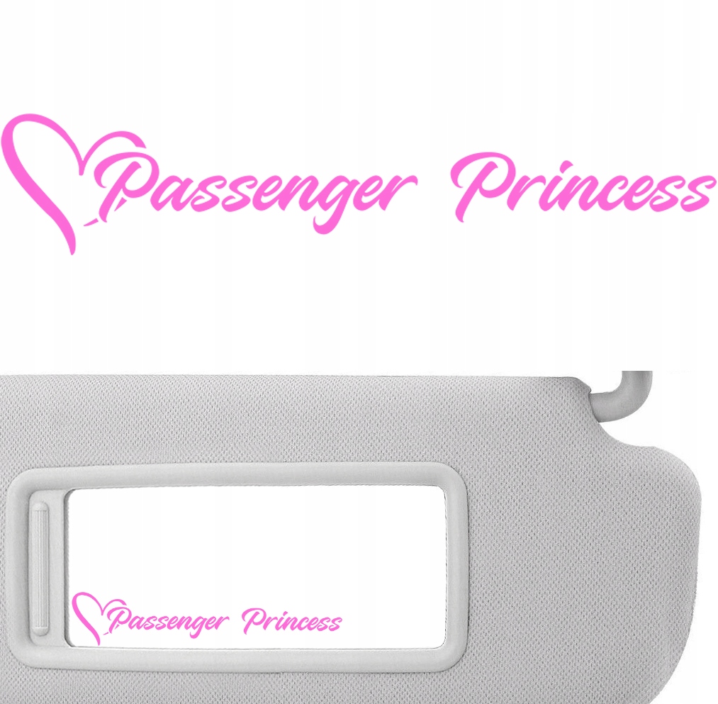 

Naklejka na lusterko Passenger Princess 11x1,5