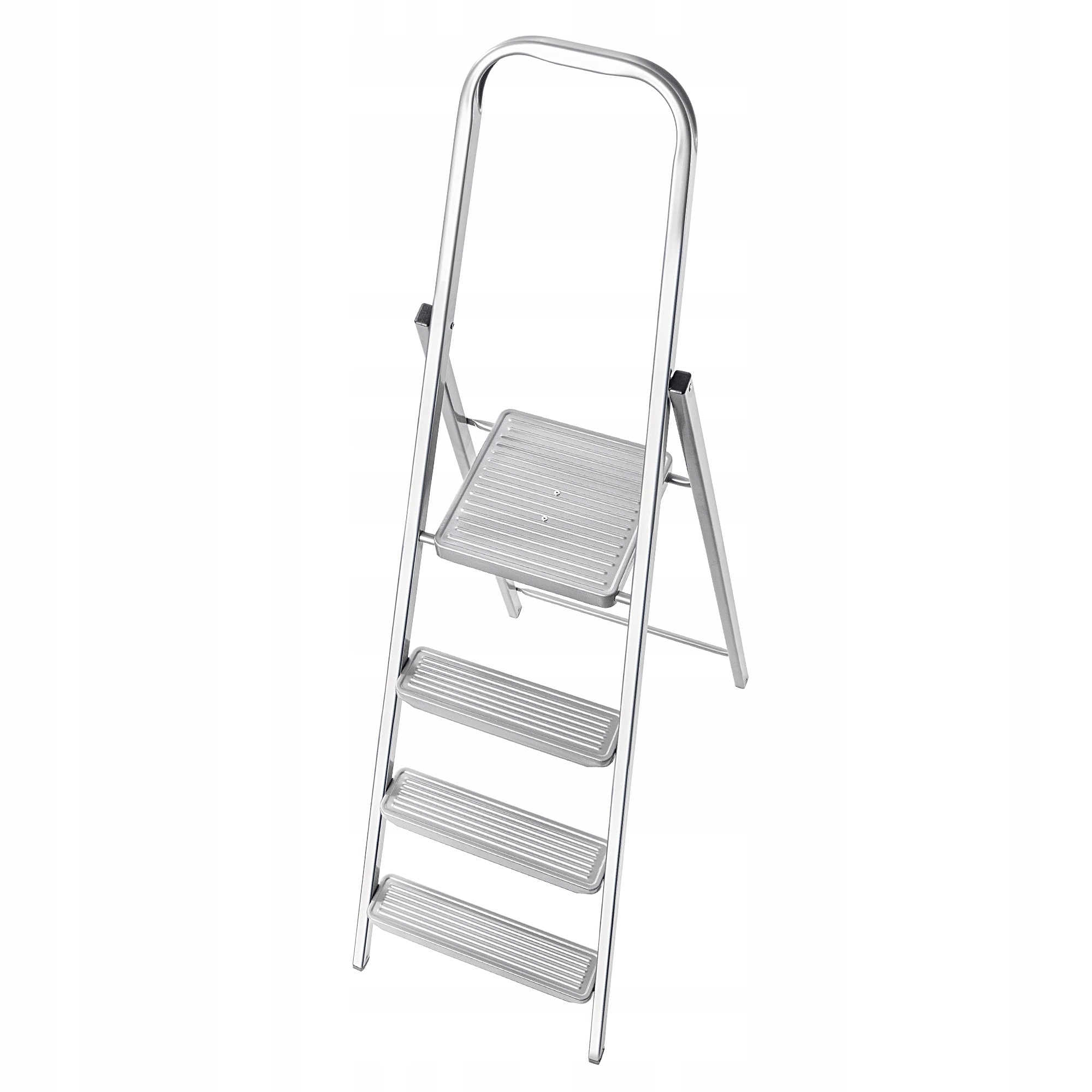 Žebřík Domácí, 4STUPŇOVÝ, Ocelový, Skládací