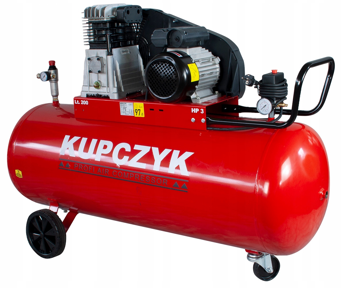 Kompresor Sprężarka B3800B 200 litrów KK 495/200 Kupczyk 230 V