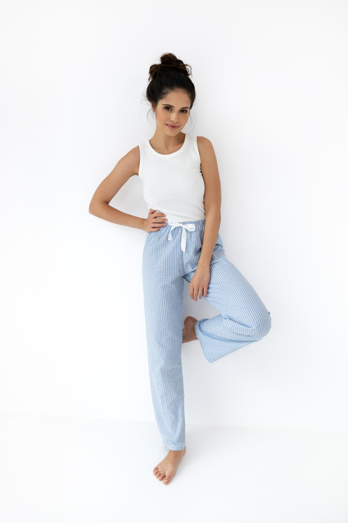 Dagna Dámské pyžamo Sensis smetanově modré