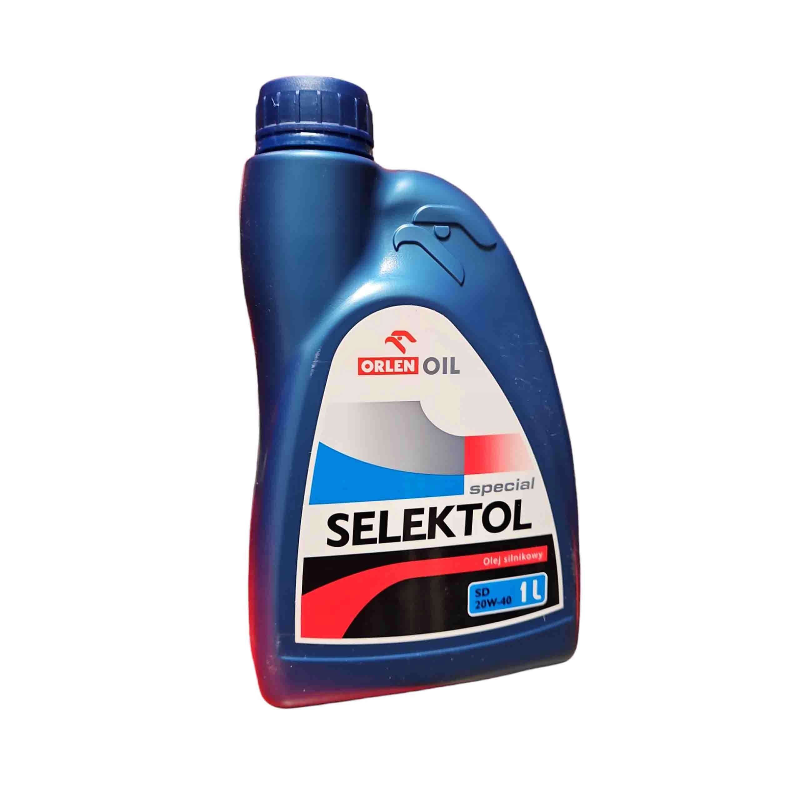 Olej silnikowy do beczkowozu Selektol Specjal 20W-40 1L Orlen