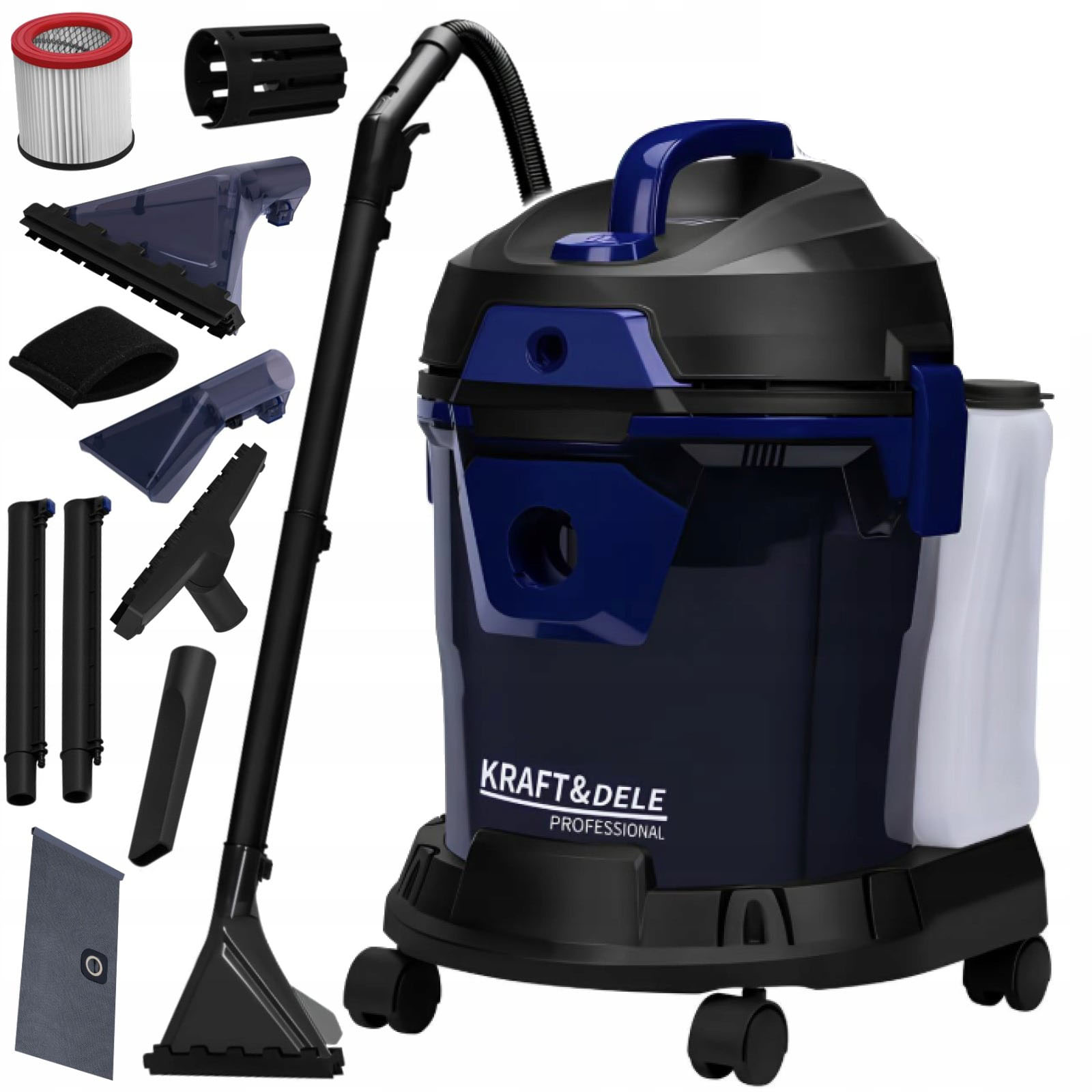 Vysavač Na Čalounění A Mokré Suché Prádlo 2200W Sada