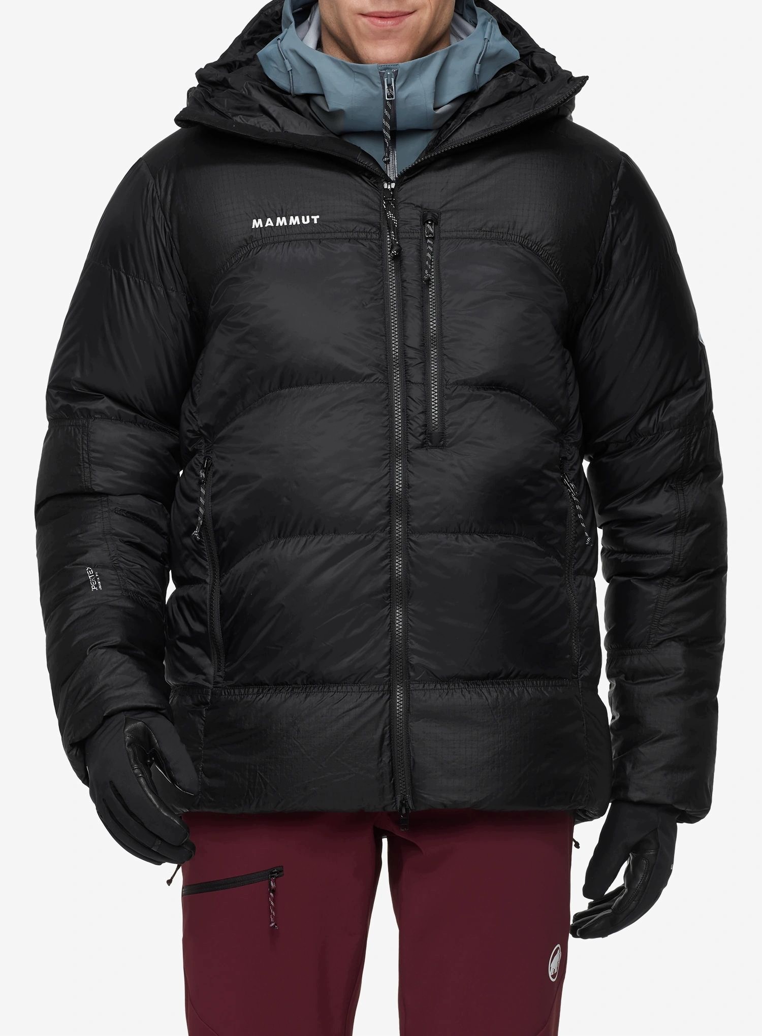 Kurtka puchowa Mammut Taiss Pro Belay In Hooded Jacket black L