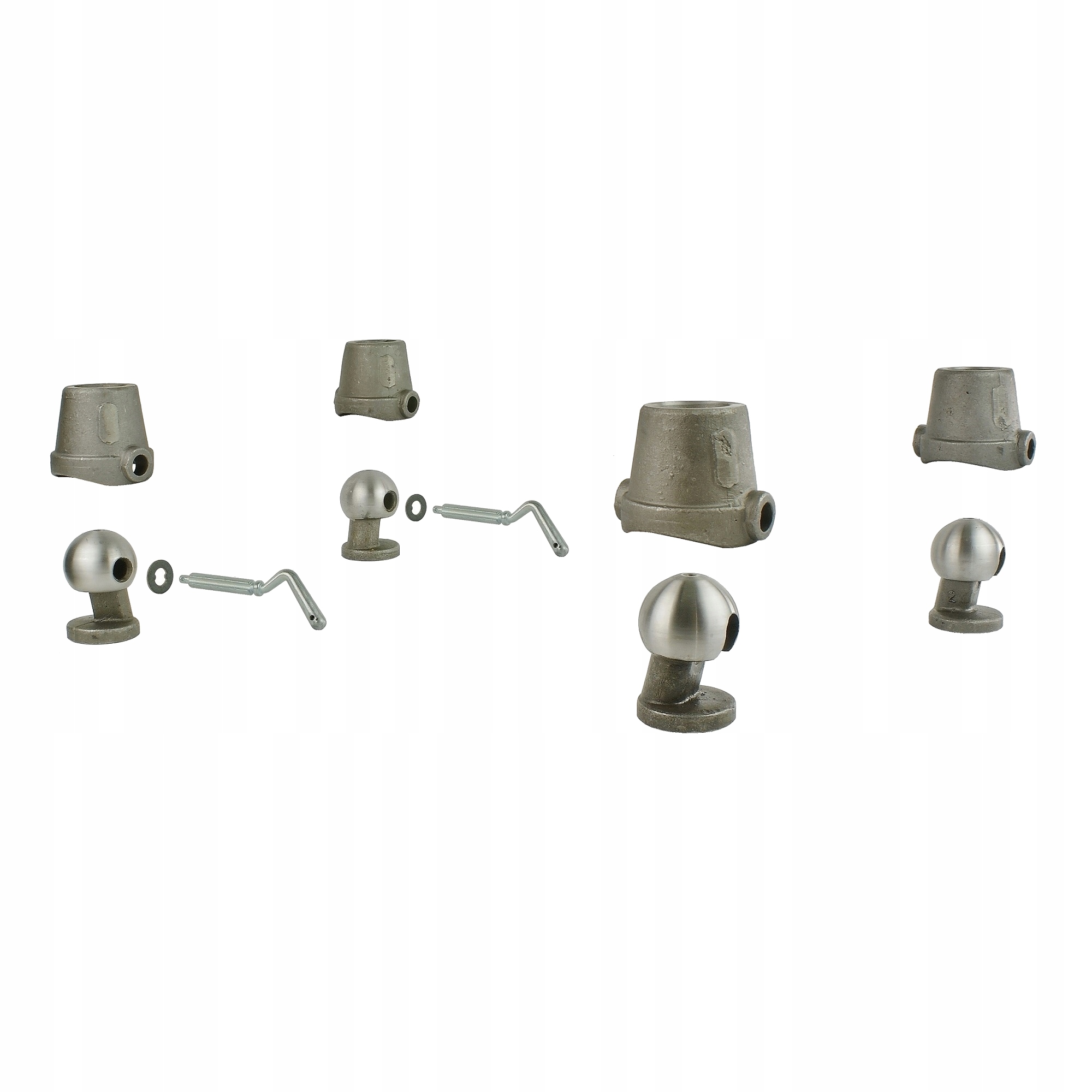 A2.00.03.034 - Гнезда + пули fi 75 для опрокидывания прицепа KIPRA 8T