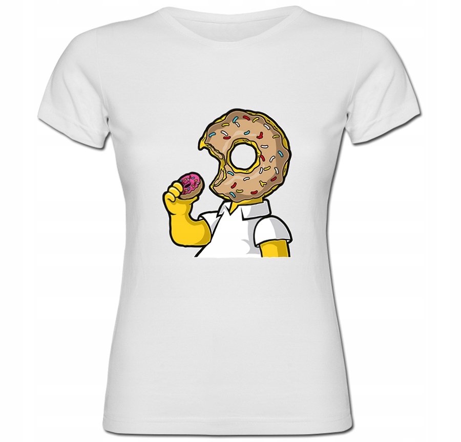 

Tshirt damski Homer Cookie Ciastko Donut Pączek XL