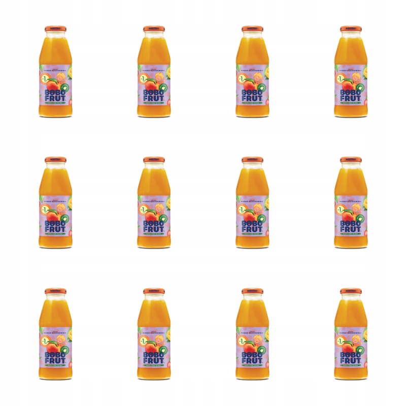 Bobo Frut Nektar Jablko, mango, broskev 300 ml po 12. měsíci X12