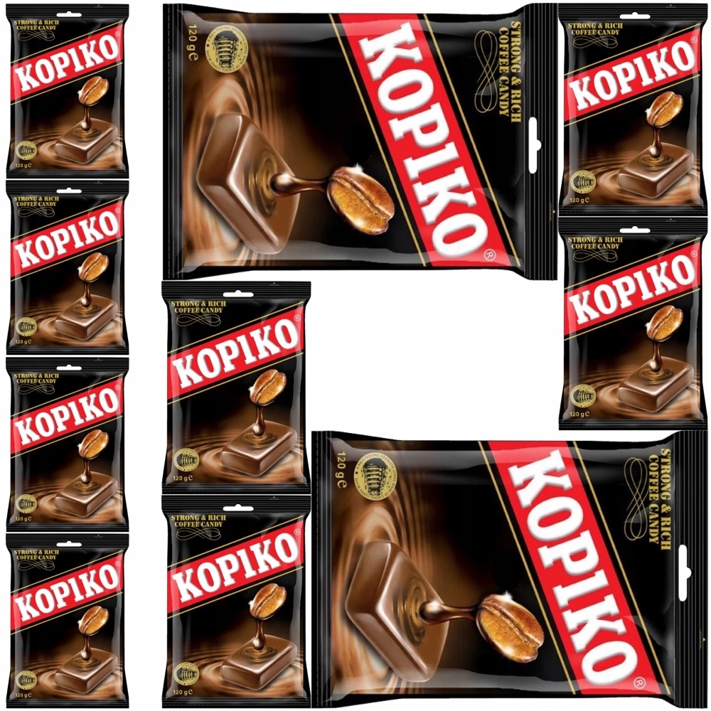 10x Cukierki Kawowe Smak Oryginalne Kawy Coffee Candy Indonezja 120g Kopiko