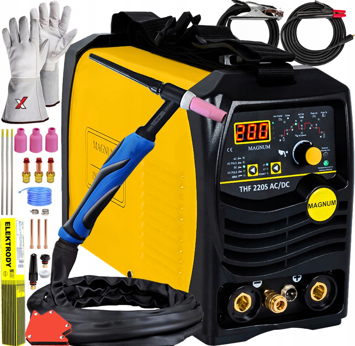 

Spawarka Magnum Thf 220S Ac/dc Tig Hf Puls 200A