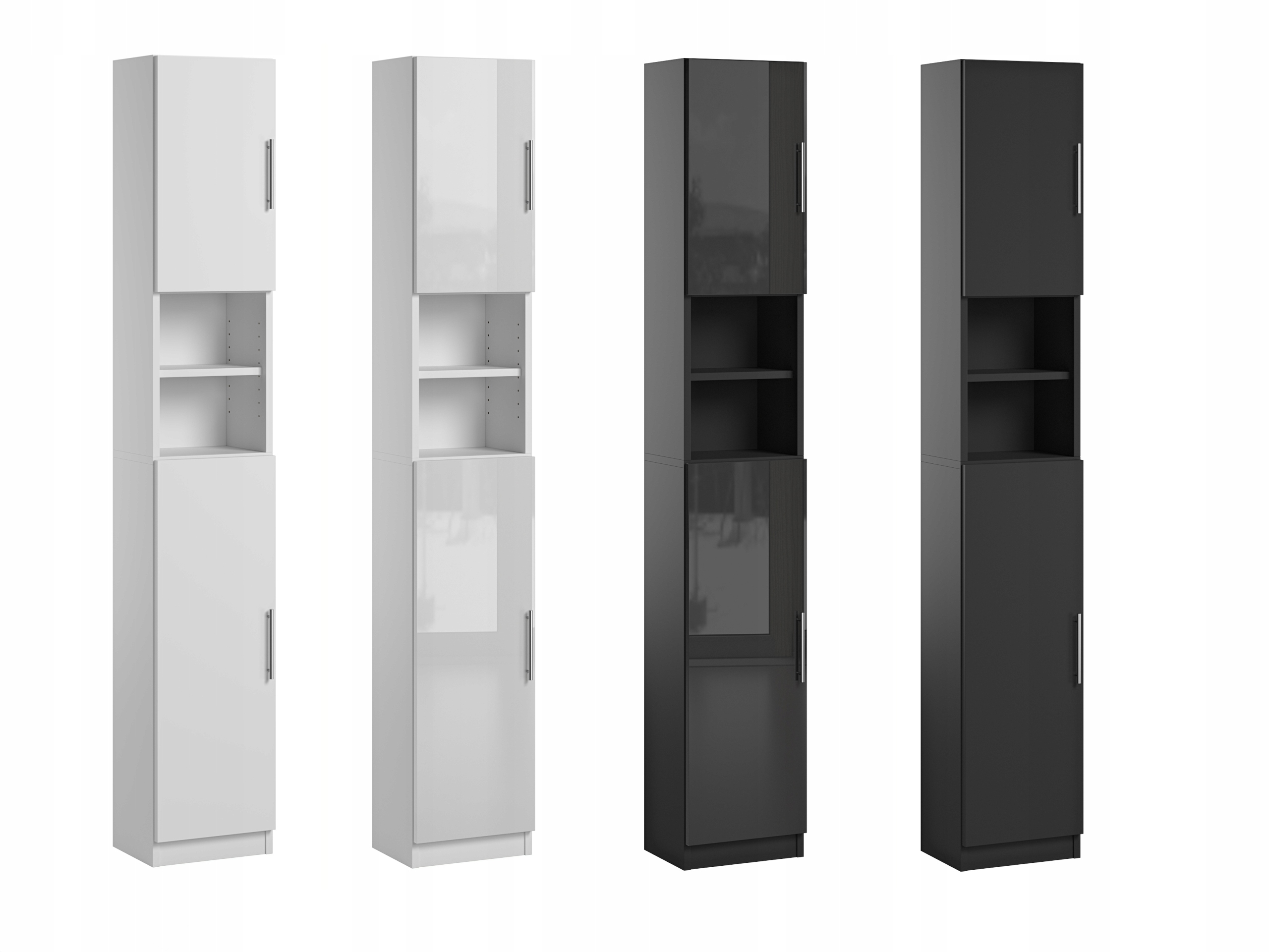 Słupek Łazienkowy Szafka Melody Czarny Mat Marka Trend Home