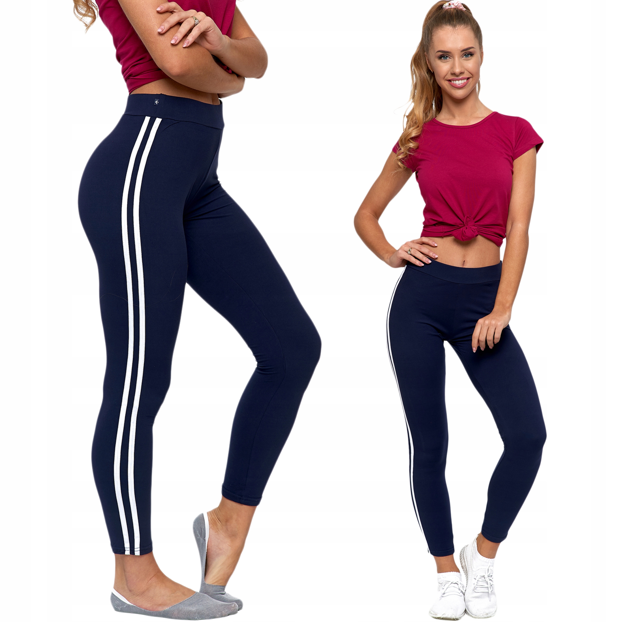 

Moraj Legginsy długie z Lampasem 1200-016 Gr S/m