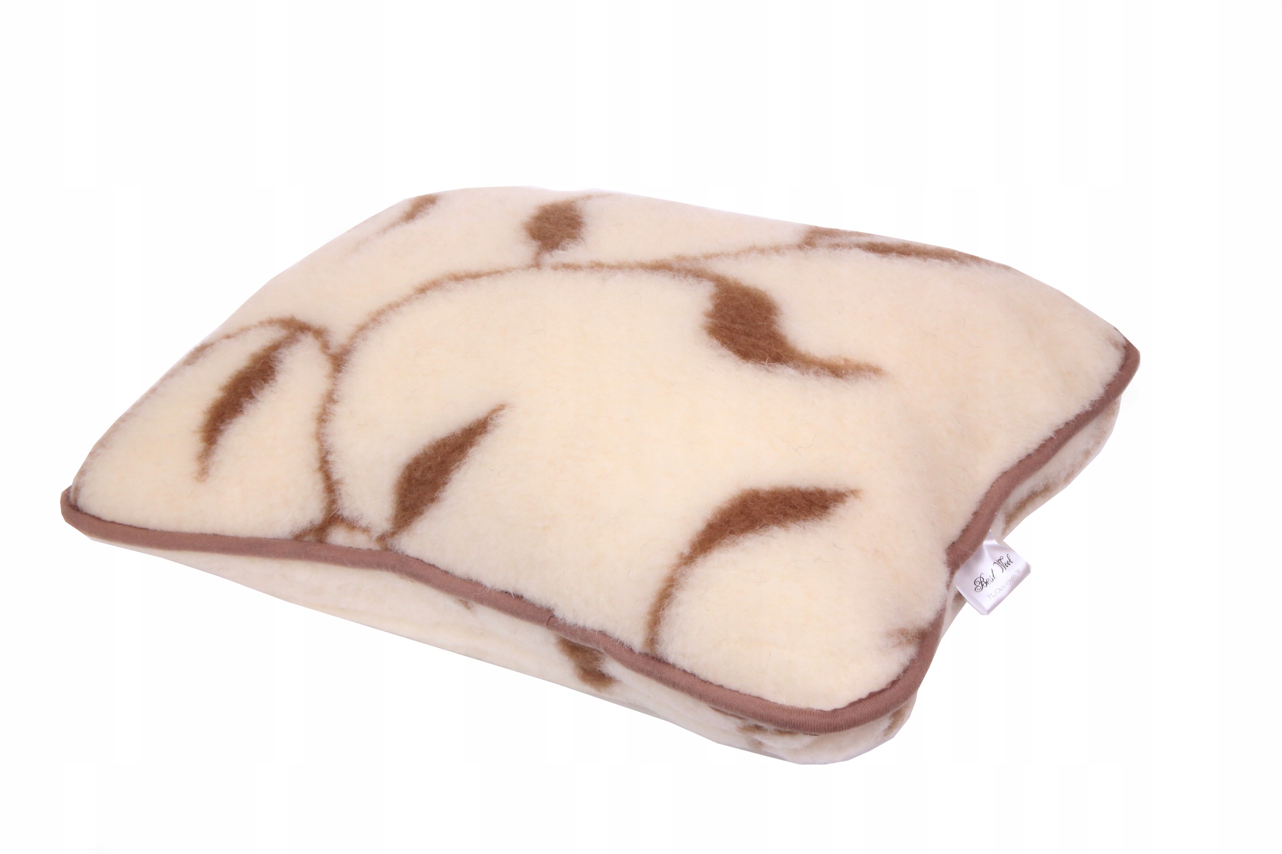 PODUSZKA WEŁNIANA 40x40 WEŁNA MERYNOS AUSTRALIJSKI Długość 40 cm