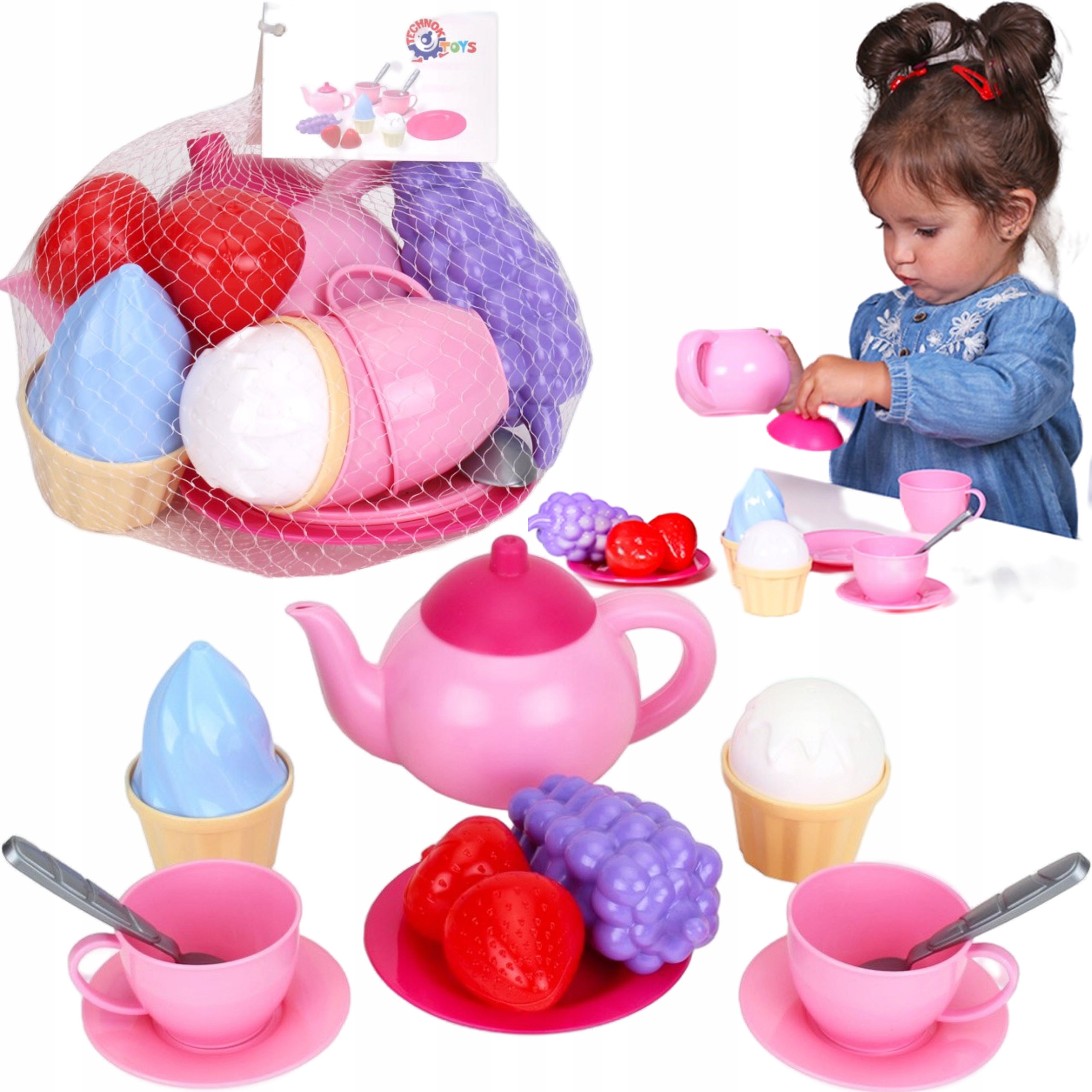 

Zestaw kuchenny dla dzieci z babeczkami , owoce