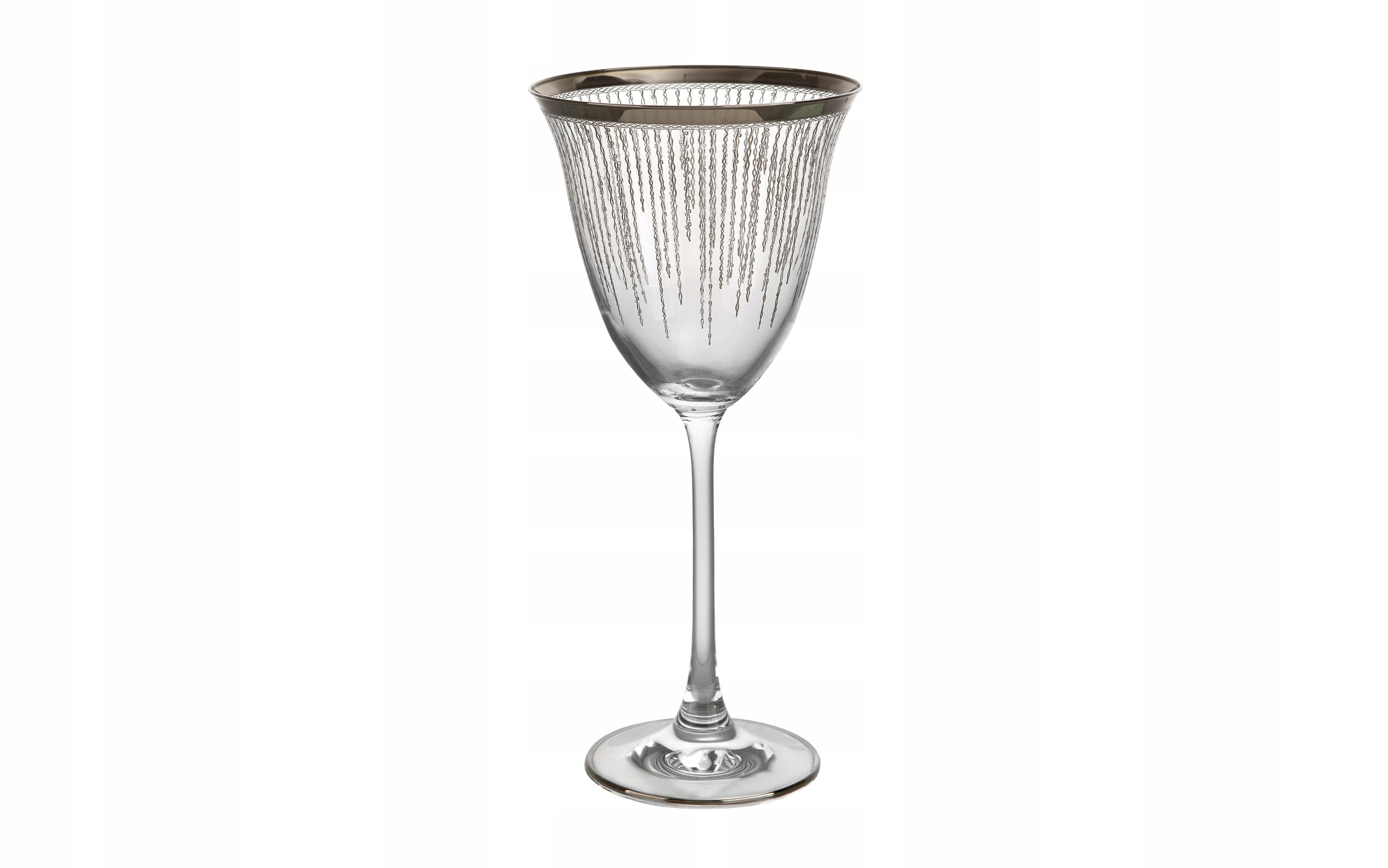 Sada 6 pohárov/gobletov 260 ml na nápoje Koral Platinium
