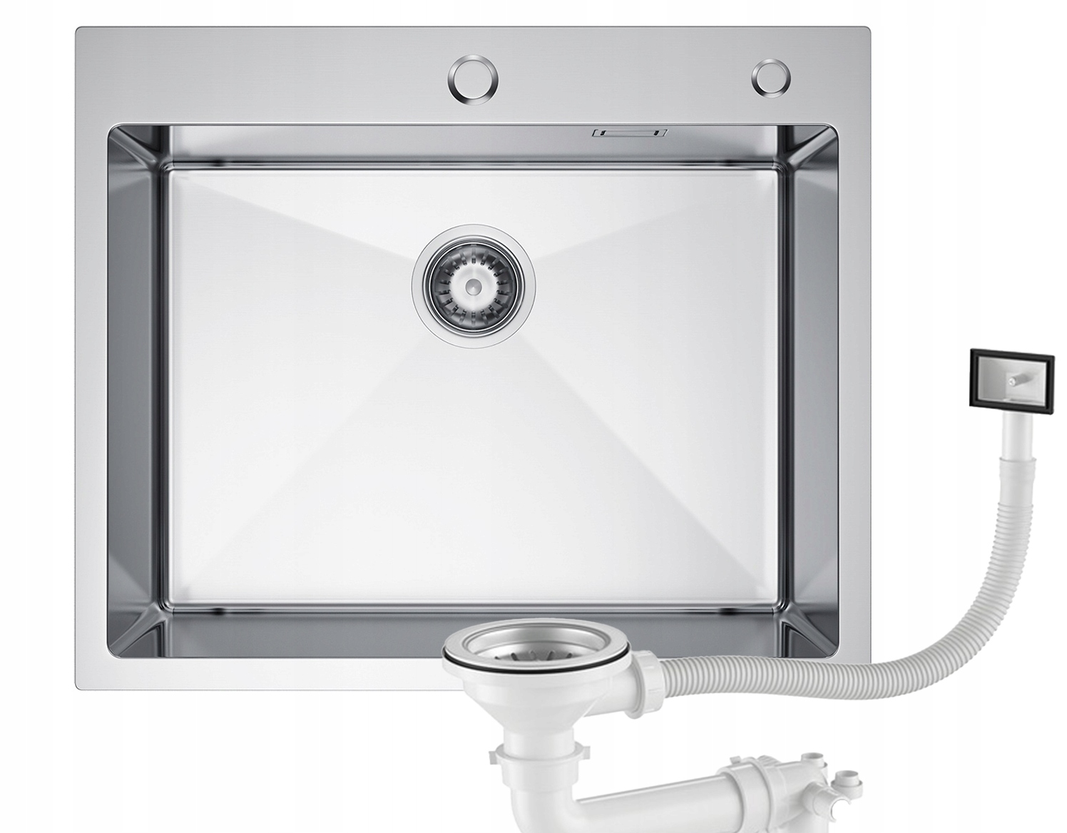 Oceľový Drez, Jedna Komora, Chróm BARI604