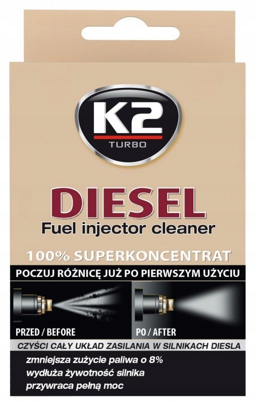 

K2 Diesel Dodatek Do Czyszczenia Wtrysków 50ML