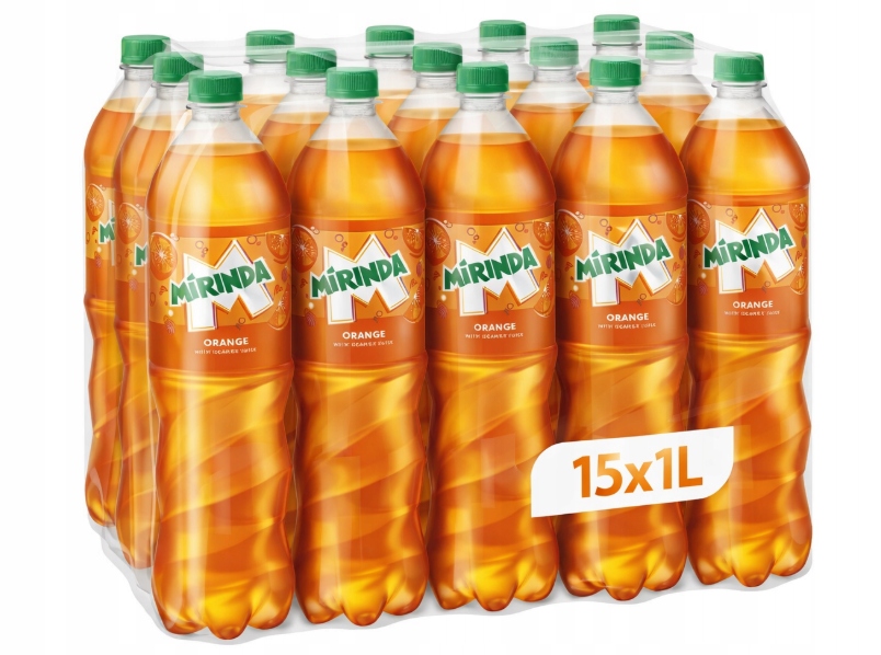 Levně Sycený nápoj Mirinda oranžový 15 x 1 l svařák