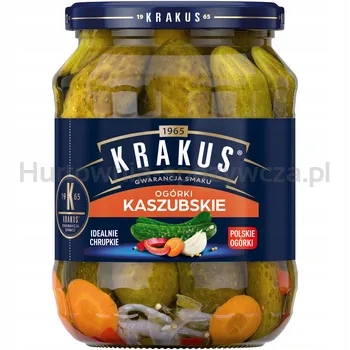 Krakus Konzervované okurky Kaszubské 670 g