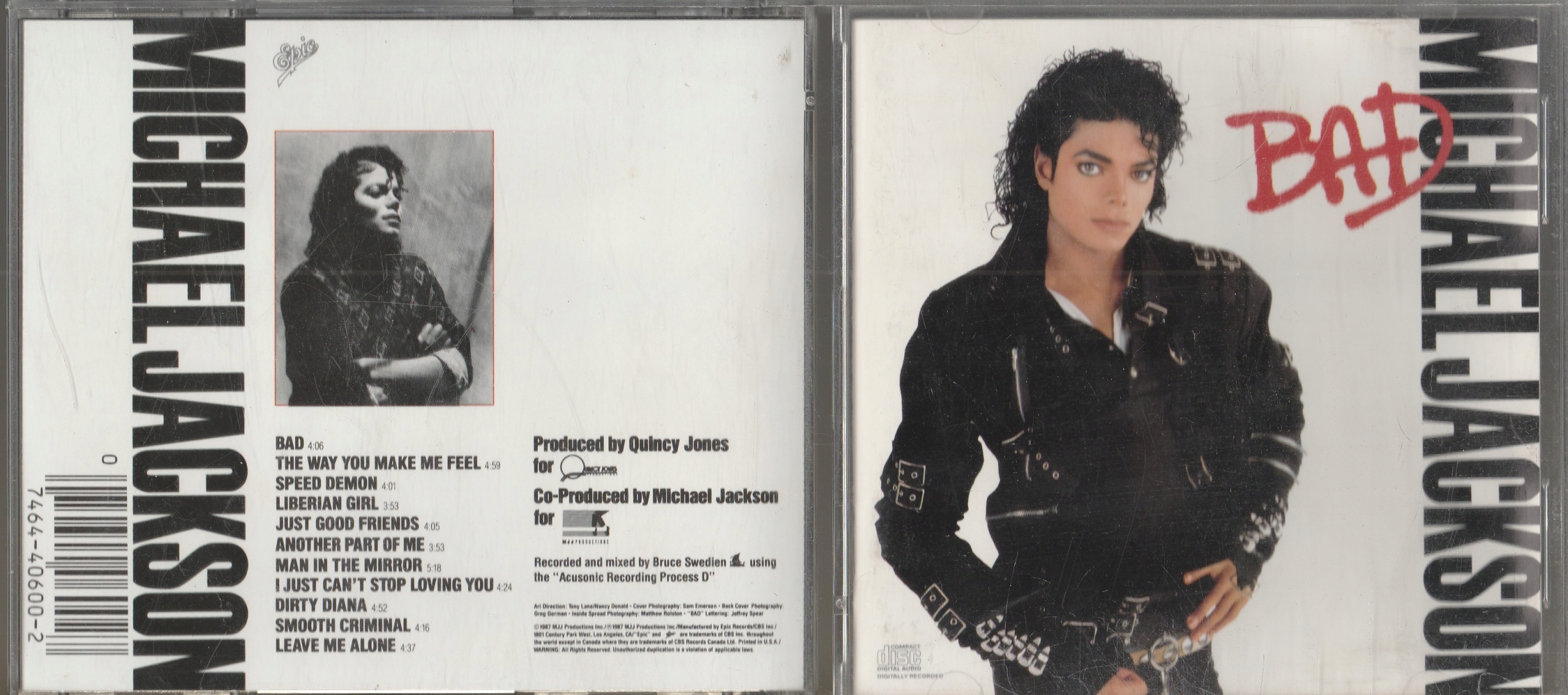 Michael Jackson Płyta Bad - Niska cena na Allegro