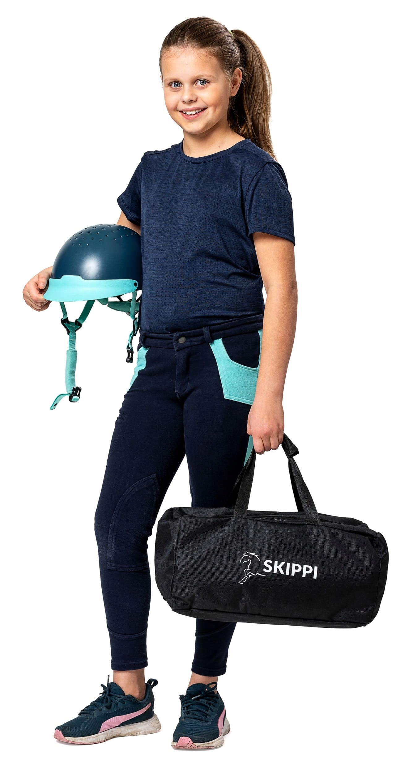 PRZESZKODA TRENINGOWA DO SKAKANIA HOBBY HORSE TRENING SKOK NA KONIU + TORBA Płeć chłopcy dziewczynki