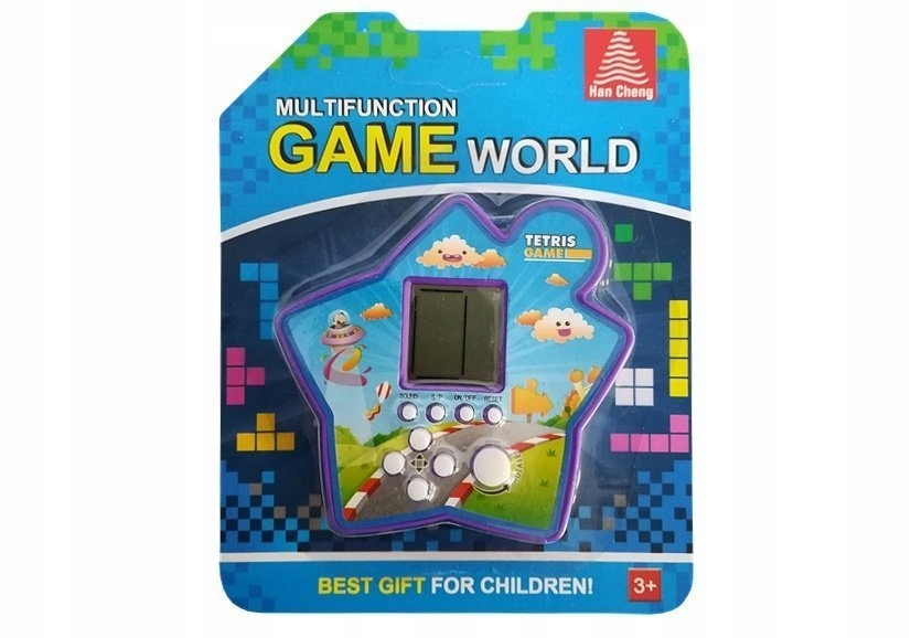 

Gra Elektroniczna Kieszonkowa Tetris Gwiazda Fiole