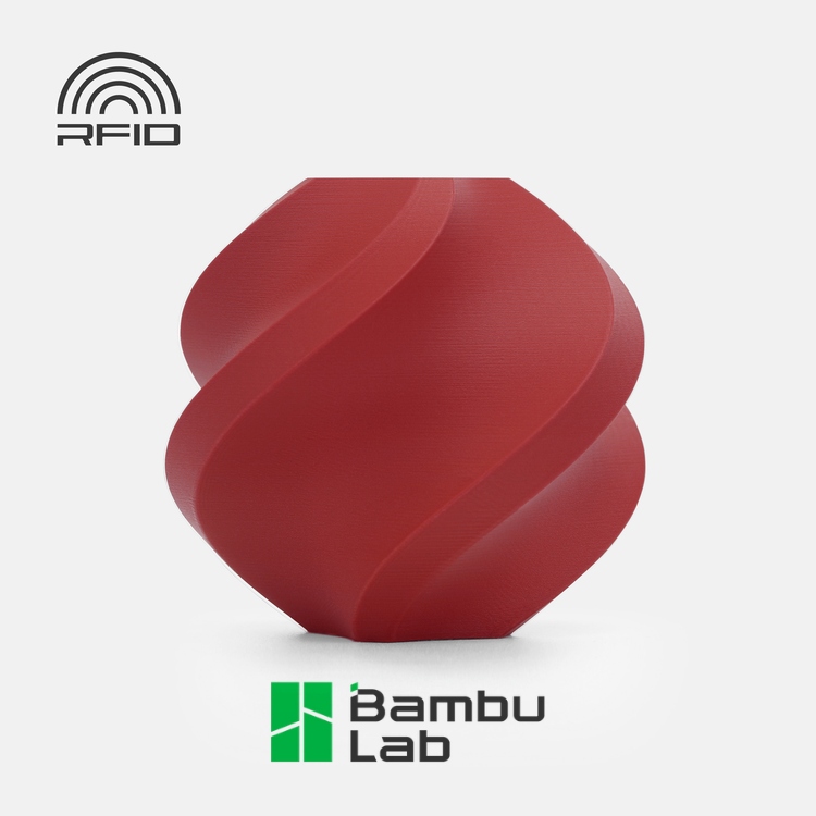 Bambu Lab PLA Matte Refill Filament 1.75 mm 1,000 g Dark Red
