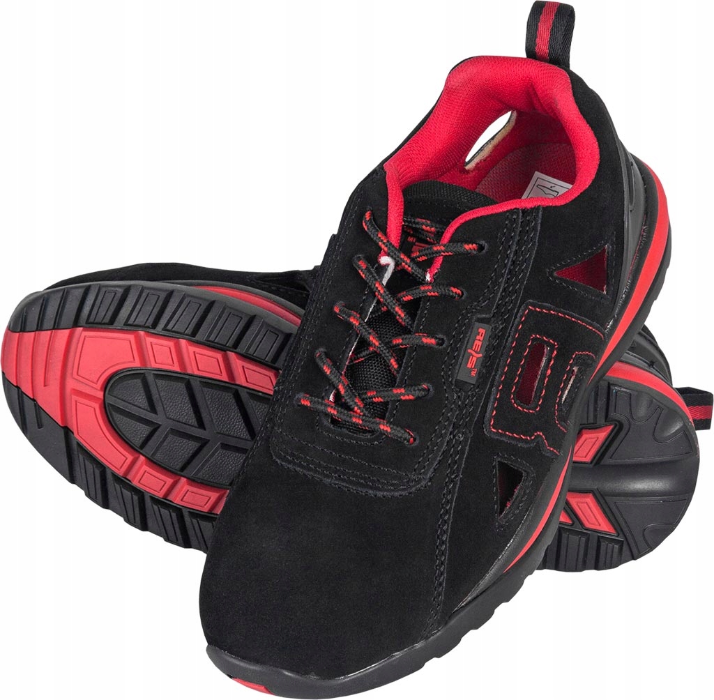 Buty robocze sandały ochronne skórzane z podnoskiem Reis r. 47