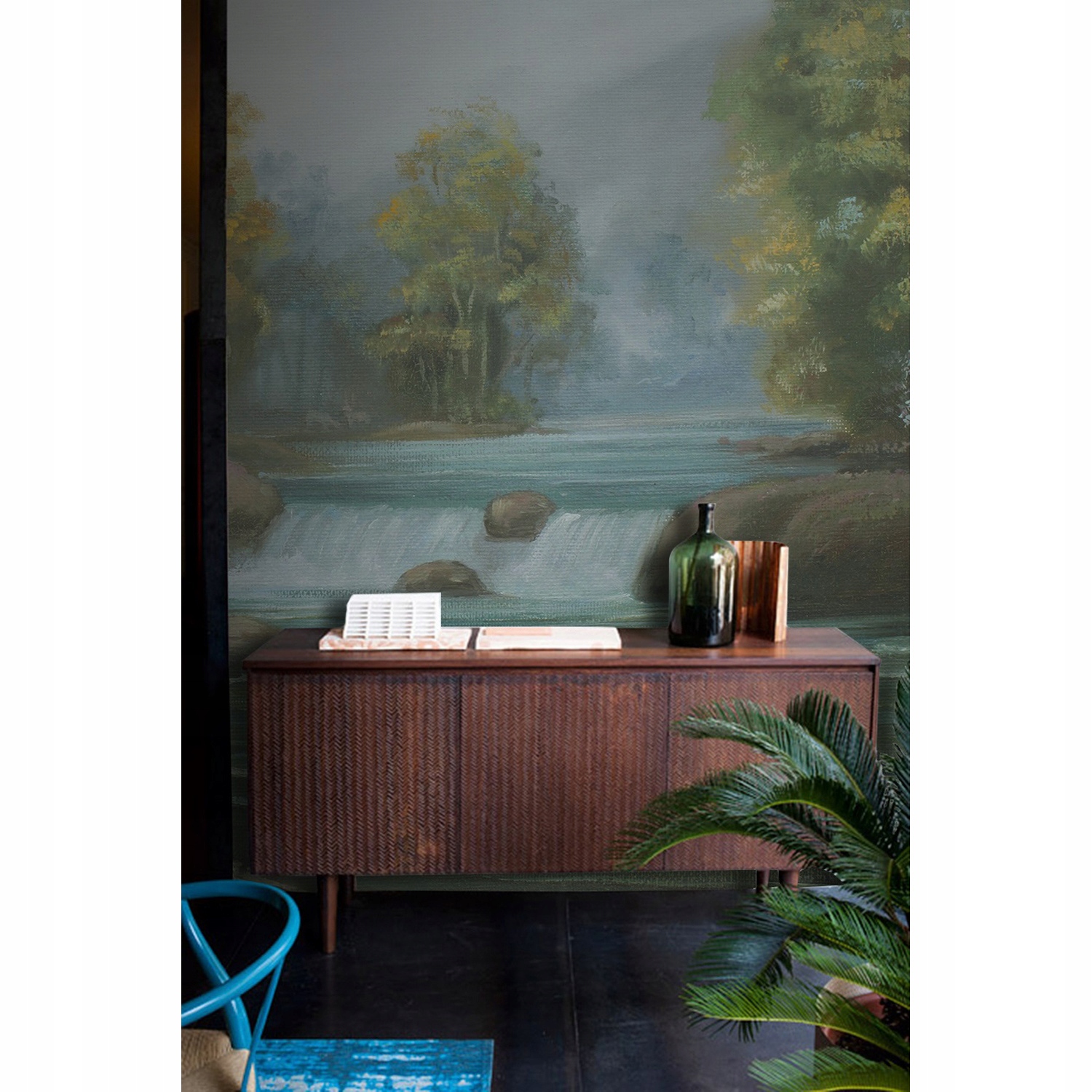 

Fototapeta flizelinowa Wodospad rzeka lasy 152x104