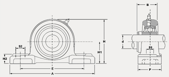 UCP 206 ZVL SGC wał 30mm Zespół łożyskowy Marka ZVL