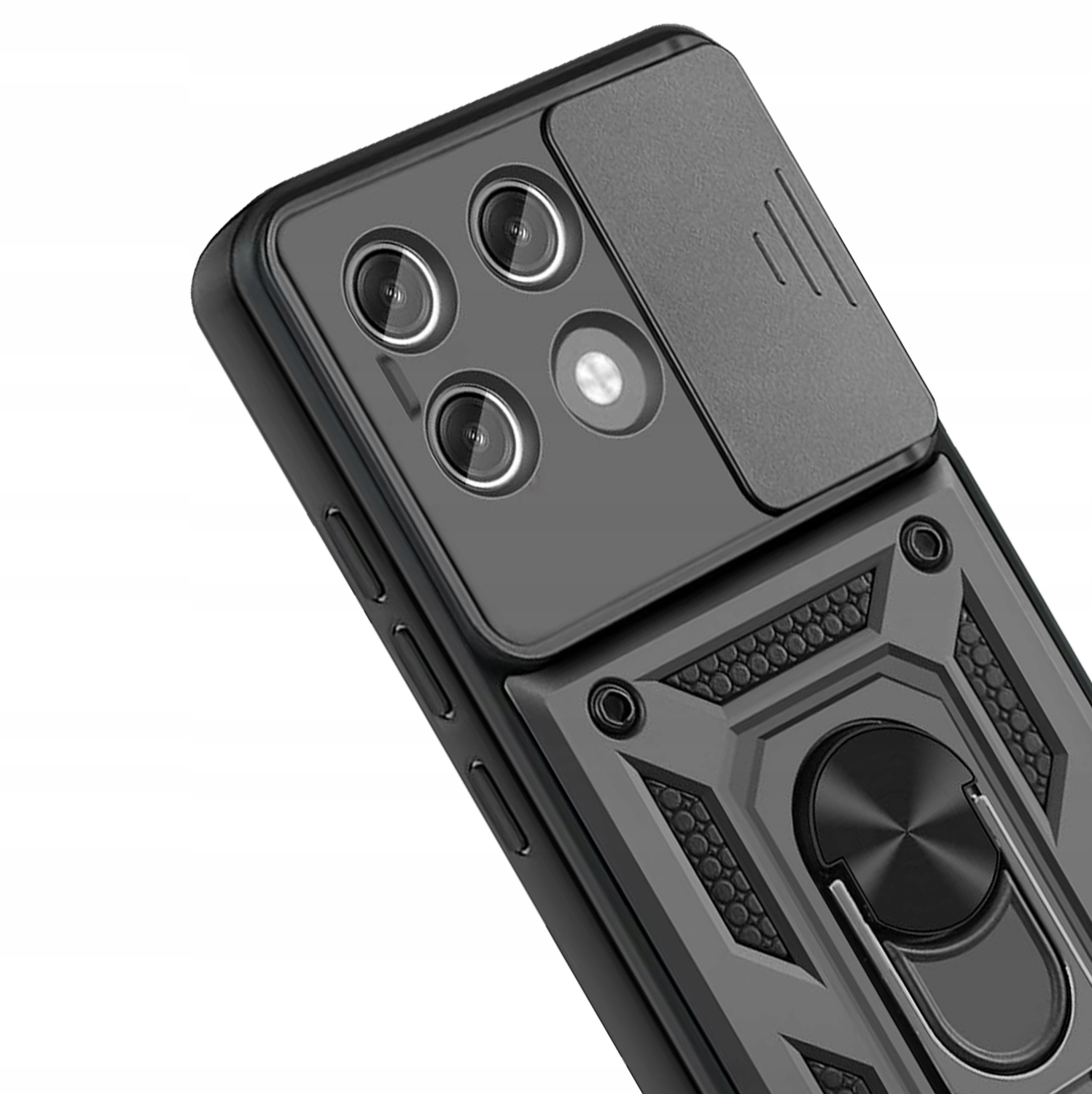 ETUI PANCERNE DO POCO X6 PRO 5G SPACECASE CAMRING OCHRONA APARATU + SZKŁO Kolekcja Camring