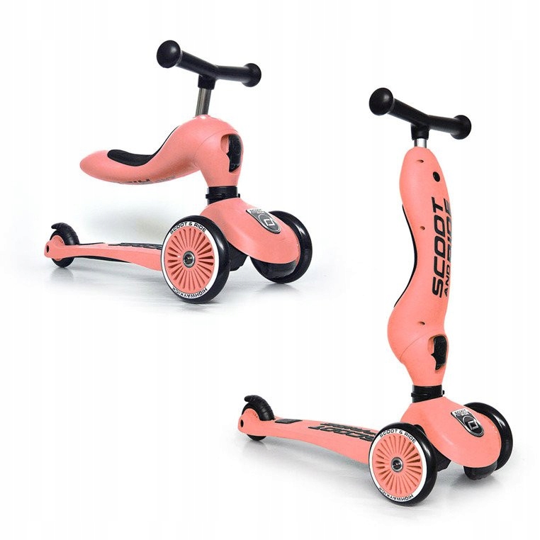 Scoot&ride Highwaykick 1 2w1 Jeździk i hulajnoga 1-5 lat Peach