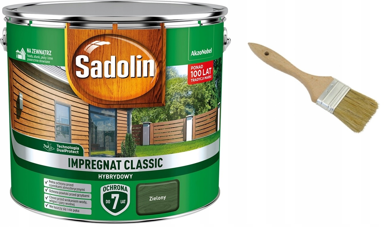 

Impregnat Sadolin Classic- zielony, 9l