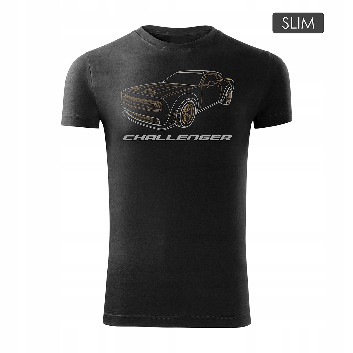 

Koszulka z samochodem Dodge Challenger Srt slim