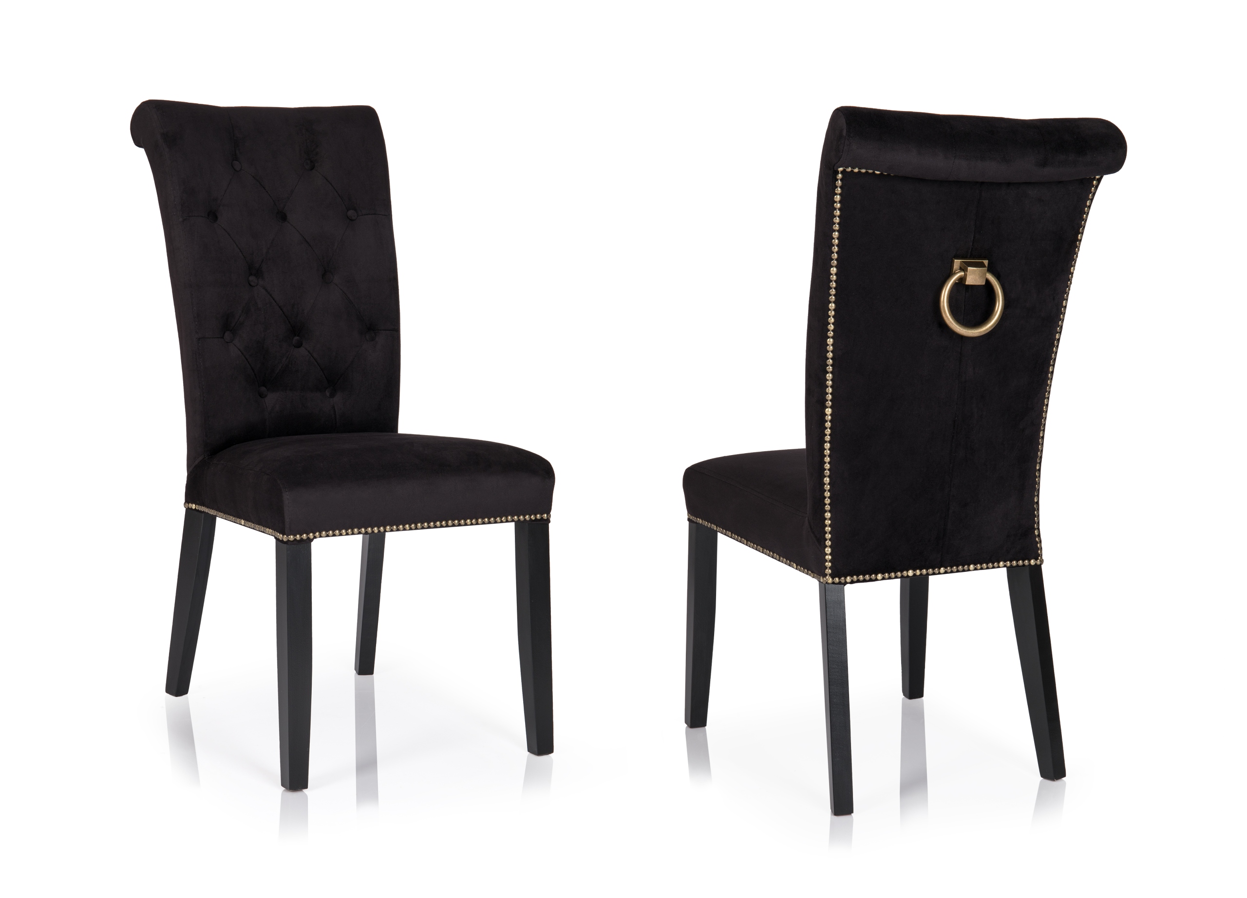 

Krzesło Chesterfield glamour pikowane Christina