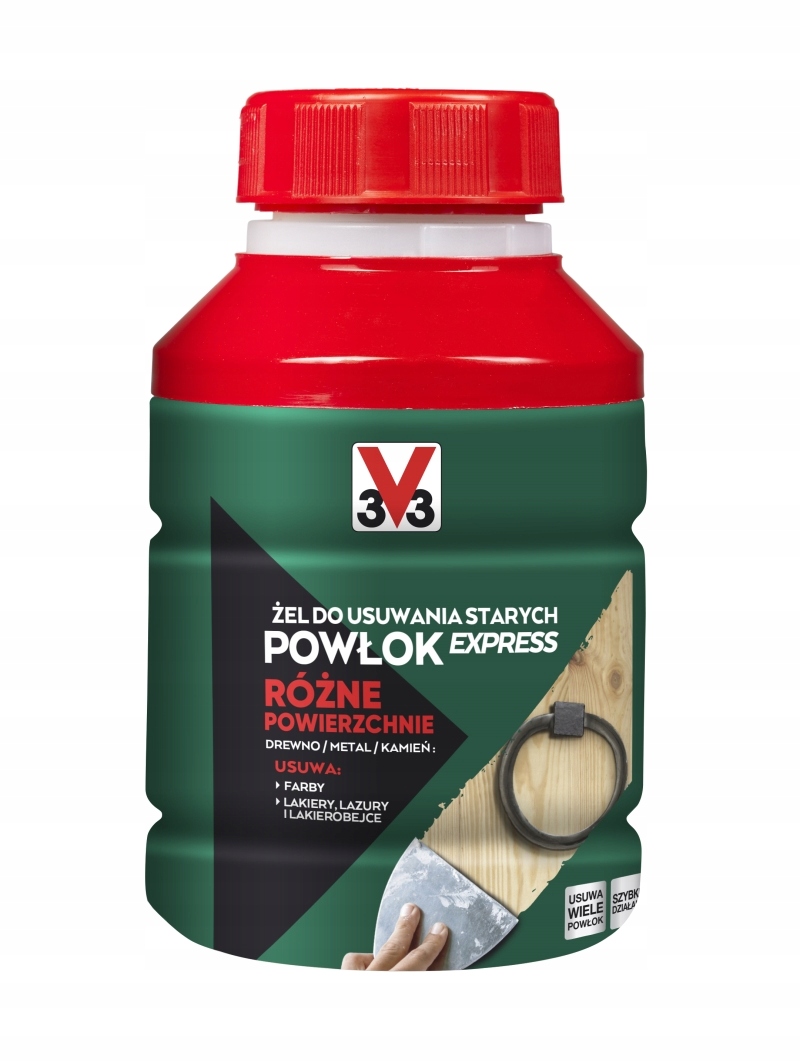 V33 EXPRESNÝ GÉL NA ODSTRAŇOVANIE STARÝCH NÁTEROV 0.25 L