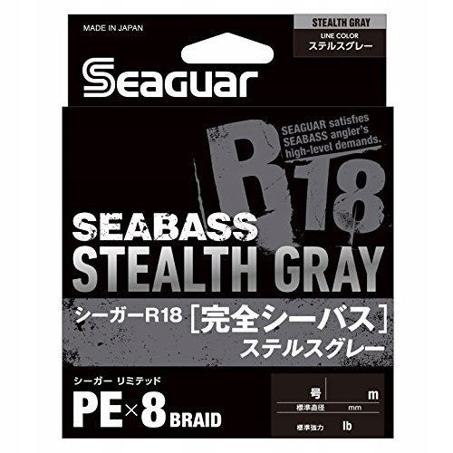 Plecionka Seaguar R18 Kanzen Seabass Stealth Gray 200M 1.2Gou