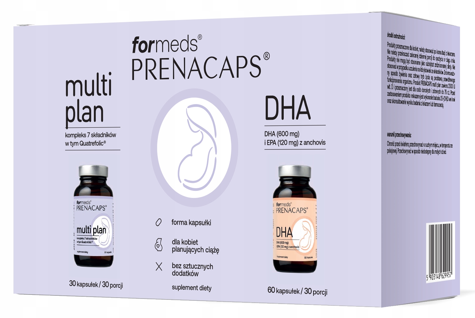 ForMeds Prenacaps multiPLAN Dha Ciąża Foliany