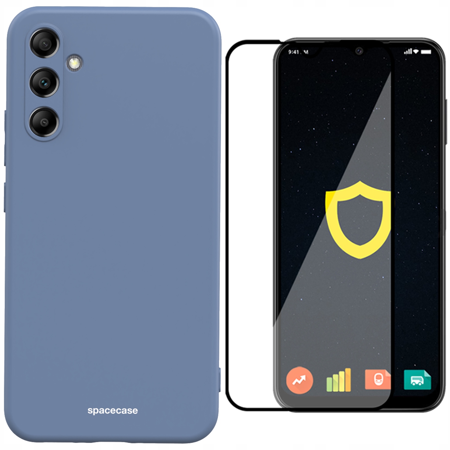 

Etui Do Galaxy A14 4G 5G Spacecase Pełne Szkło