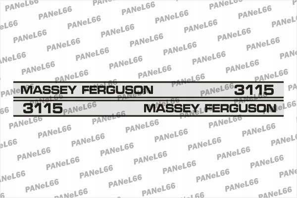 MF3115 - НАБІР НАКЛЕЙОК MASSEY FERGUSON 3115