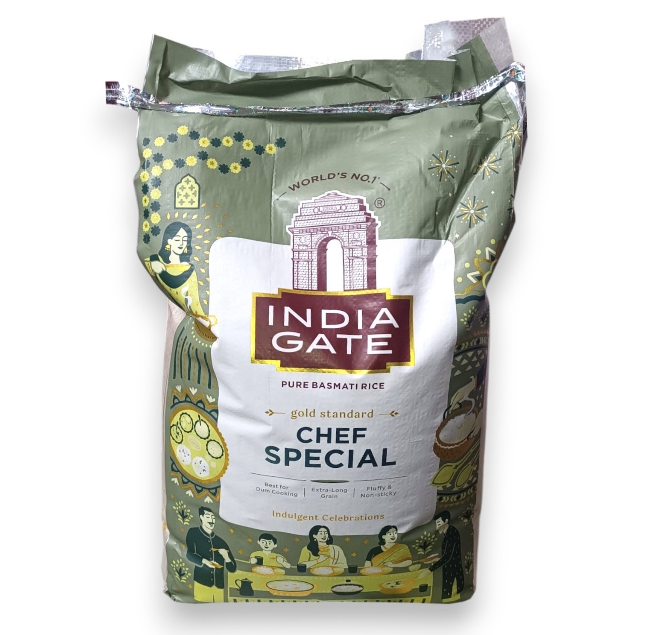 Levně Rýže basmati dlouhá Extra Long Basmati Rice Chef Special India Gate 20 kg