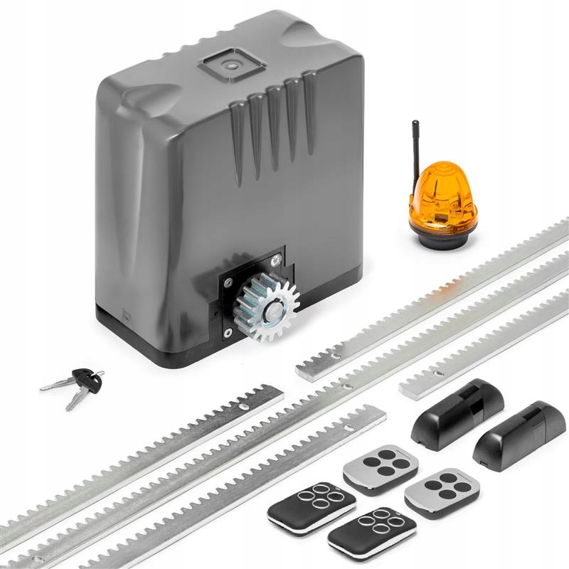 Pohon Na Posuvnú Bránu ARM1000 Sada 4 Piloty 6 m/1000 kg 2 Akumulátory