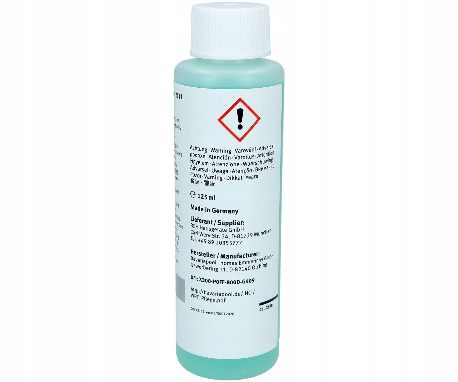 ŚRODEK do czyszczenia suszarek BOSCH SIEMENS Nazwa handlowa KL831A2U9