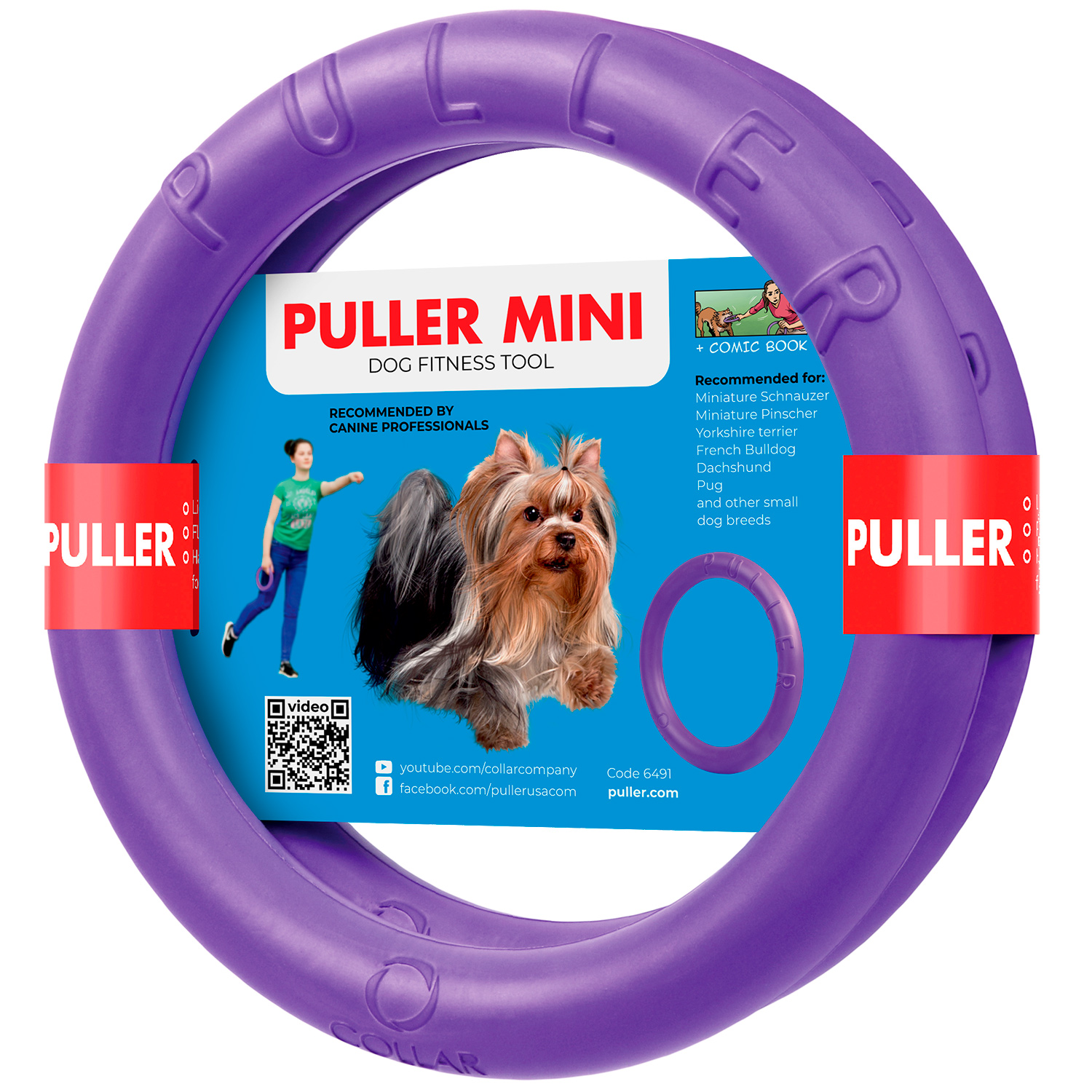 

Puller mini 18 cm dla małych ras psów